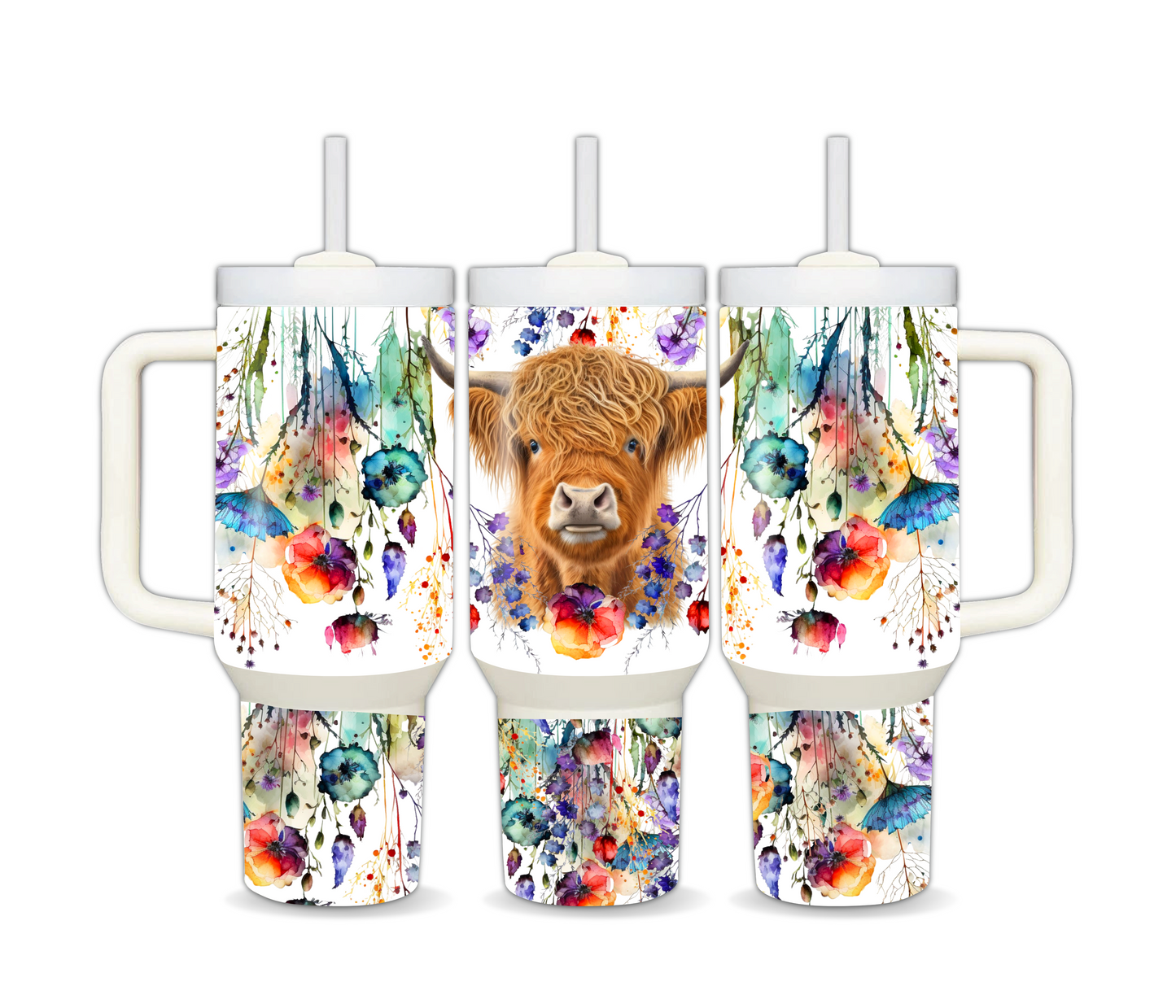 floral cow