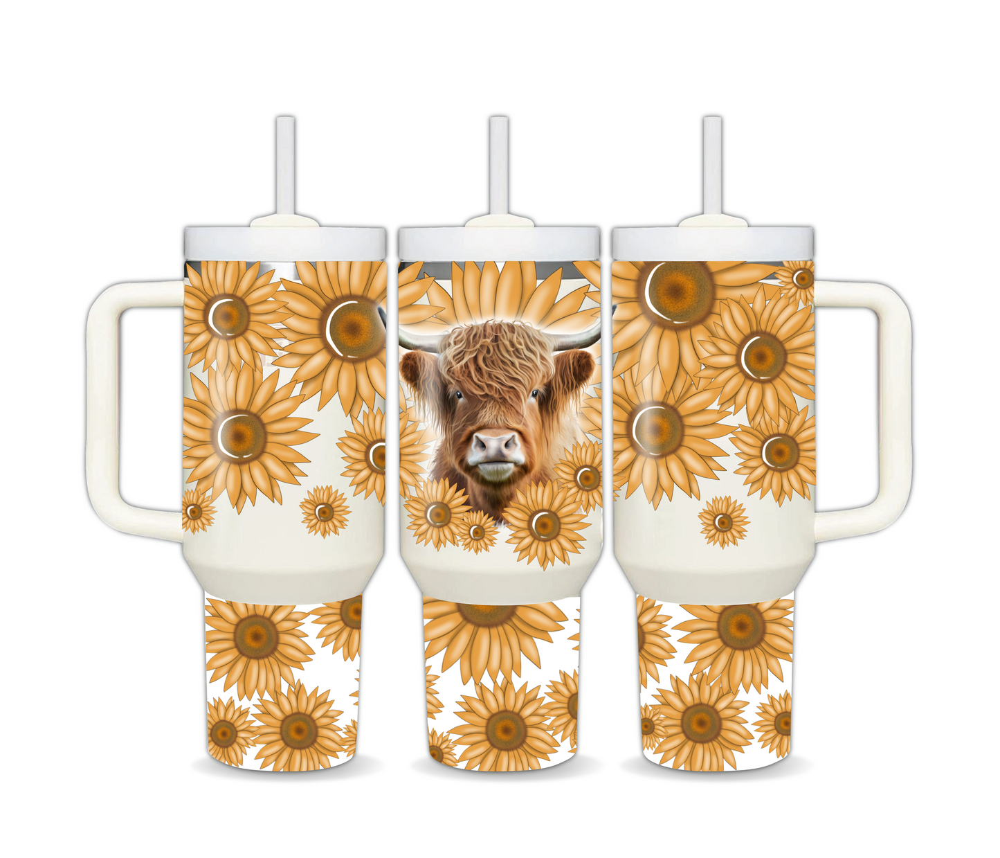 Sunflower cow