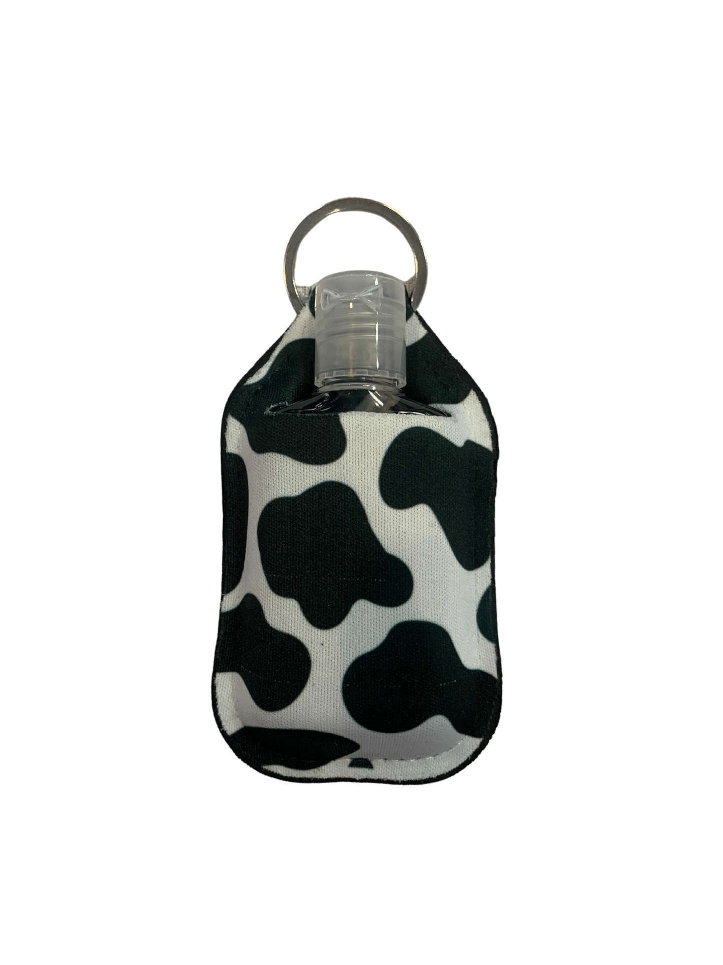 Cow Hand Sanitizer Keyring