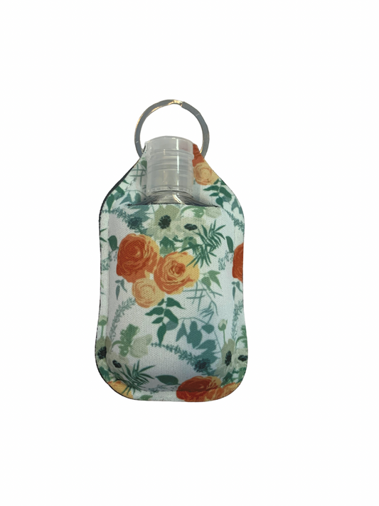 Rose Hand Sanitizer Keyring