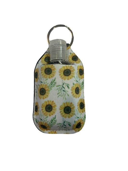 Sunflower Hand Sanitizer Keyring